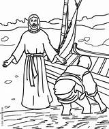 Cool2bkids Auf Water Geht Jesús Ausdrucken Malvorlagen sketch template