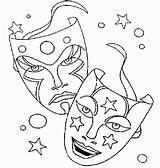 Mardi Gras Coloring Pages Mask Masks Template Kids Printable Drawing Drawings Gra Popular Para Getdrawings Adults Hardy Sketch Desenhos Escolha sketch template