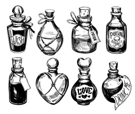 Potion Bottle Illustrations Royalty Free Vector Graphics
