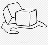Hielo Cubes Cubos Hielos Cubo Pngkey sketch template