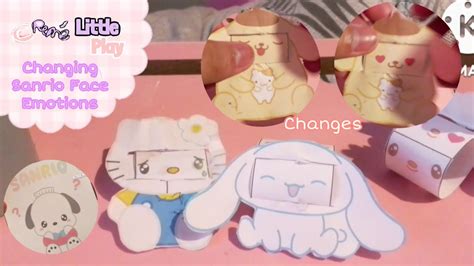 sanrio changing face emotions credits  juno crafts cremes arts