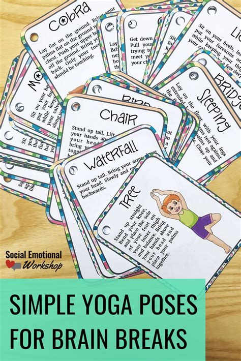 printable yoga cards yoga pose cards  simple sequences yoga