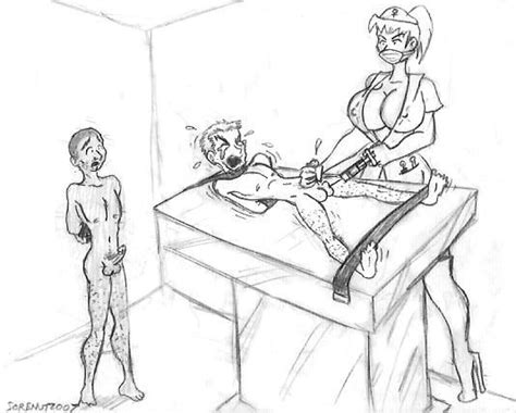femdom punishment drawings cumception