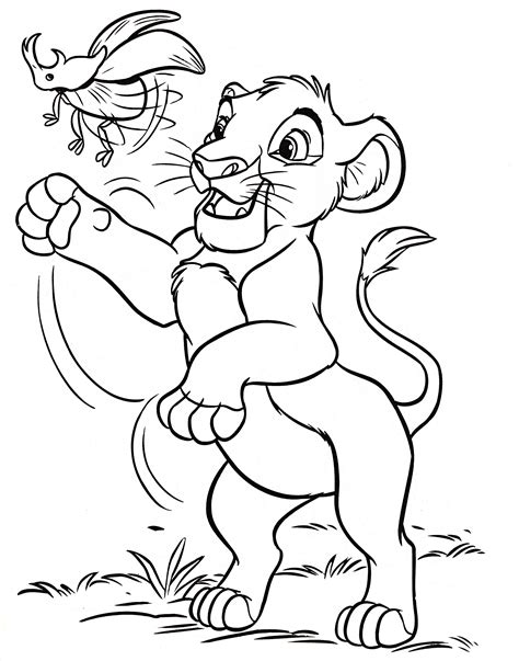 print lion king coloring pages disney  coloring pages disney