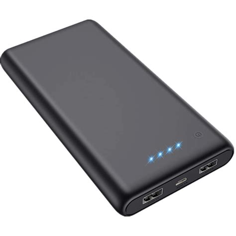 portable charger power bank mah huge capacity external battery pack dual output port