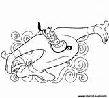 Genie Coloring Pages Disney Lamp Magic Aladdin Drawing Printable Strange Drawings Oil Getcolorings Index Getdrawings Print La Paintingvalley Popular sketch template