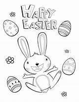 Egg Páginas Pascua Jumping Fluffy Rabbit Sheknows Bestcoloringpagesforkids sketch template