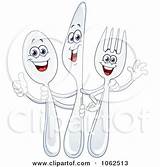 Silverware Clipart Happy Illustration Yayayoyo Royalty Vector Colouring Pages 2021 Larger Printablecolouringpages Credit Clipground sketch template