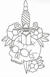 Skull Drawing Rose Easy Draw Sketch Drawings Paintingvalley sketch template