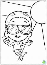 Dinokids Coloring Bubble Guppies Close Pages sketch template