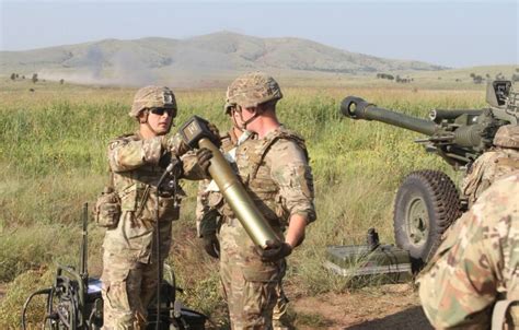 2 2nd field artillery trains on direct fire targets article the
