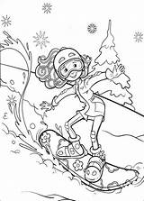 Coloring Groovy Girls Pages Kids Book Winter Info Snowboard Fun Snowboarding Målarbilder Att Ut Sheets Coloriage Christmas Print Teckningar Para sketch template