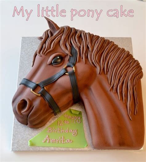 horse head cake tutorial pony cake horse birthday cake horse head