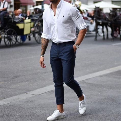 white shirt outfit ideas  men styling tips formal men outfit