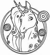 Mia Coloring Pages Unicorn sketch template