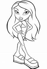 Bratz Coloring Pages Yasmin Getcolorings sketch template