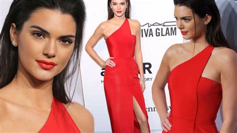 kendall jenner is ravishing in red as she steps out looking more