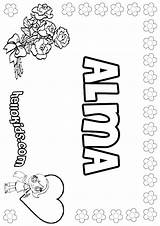 Alma Coloring Pages Sheets Hellokids Print Color Online sketch template