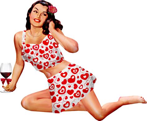 Pin Up Girl 40 And 039 S 50 And 039 Stock De Foto Gratis Public Domain