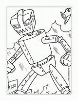 Robot Coloring Pages Steel Printable Real Lego Robots Thunderstorm Color Drawings Kids Popular 90s Cartoons Getcolorings Print Library Clipart Template sketch template