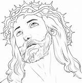 Jesus Crucificado Tudodesenhos sketch template