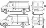 Transit Ford Van 2005 Blueprints Blueprint Drawings Clipart Custom Car Cliparts Modeling 3d Clip Source Templates Autocad 1995 sketch template