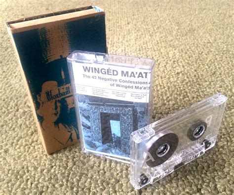 cassette gods winged maat   negative confessions  winged maat  bloxham tapes