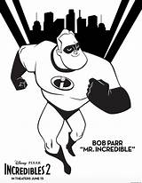 Incredibles Coloring Pages Sheets Activity Sheet Incredible Mr Incredibles2 sketch template
