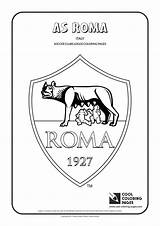 Coloring Logo Pages Roma Cool Real Soccer Logos Madrid Clubs Colouring Color Fc Getcolorings Print Printable Kids Getdrawings sketch template