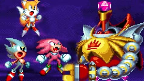 Sonic Mania Super Sonic Super Knuckles Super Tails