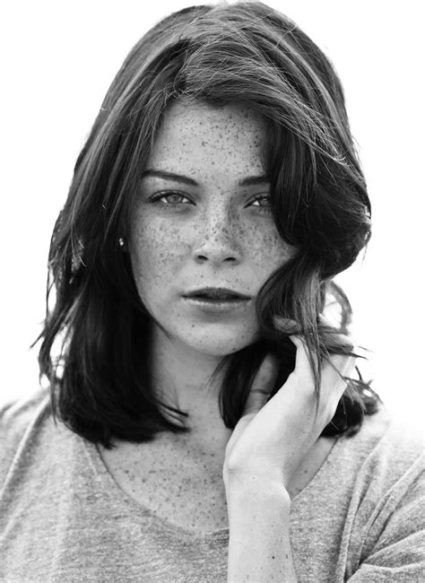 Women Monochrome Freckles Face Brunette Wallpapers Hd Desktop And