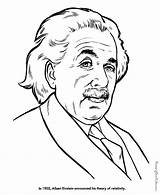 Coloring Einstein Albert Pages People History Famous American Colouring Drawing Kids Month Printable Drawings Clipart Print Patrioticcoloringpages Cartoon Patriotic Color sketch template