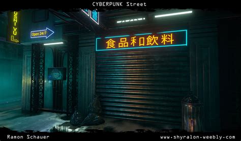 Cyberpunk Street [unreal Engine 4] — Polycount