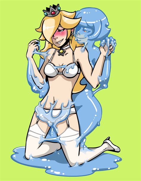 commission rosalina and slime girl by darkchibishadow hentai foundry