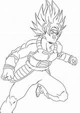 Coloring Pages Bardock Dragon Ball Christmas Popular sketch template