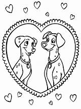 Dalmatians Coloring Pages Printable Disney sketch template