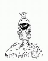 Marvin Martian Coloring Pages Marciano El Coloringhome Tunes Looney Adult Characters Printable Popular Getcolorings Colouring Library Clipart Cartoon Comments Related sketch template