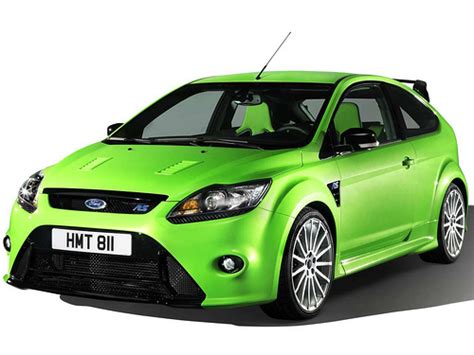 ford focus rs details officially official green