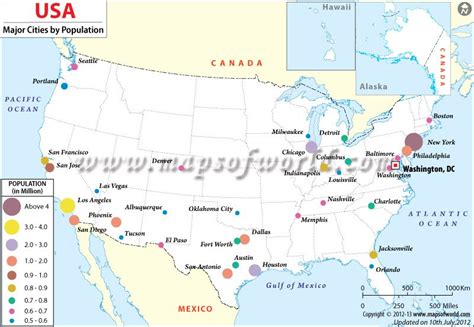 map  major cities    detroit news united states map world
