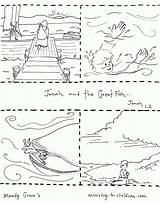 Jonah Praying sketch template