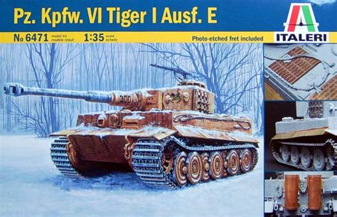 Pz Kpfw Vi Tiger I Ausf E Italeri Nr 6471 Modellversium Kit Ecke