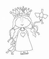 Digi Princess Digital Valentine Stamps Dearie Dolls Valentines Stamp Start Will Last Year цифровые штампы идеи куколки Read Pm Posted sketch template