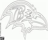 Ravens Coloring Baltimore sketch template