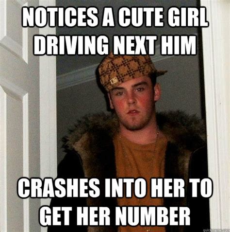 Notices A Cute Girl Driving Next Him Crashes Into Her To Get Her Number