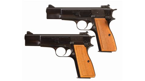 consecutive browning high power pistols rock island auction