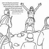 Baptist Sheet Repent sketch template