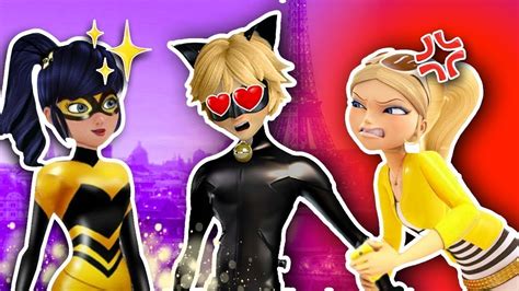 Cat Noir Falls In Love With Ladyqueen 🐝 Miraculous Ladybug