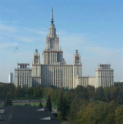 Arrival At The Moscow State University Dorm