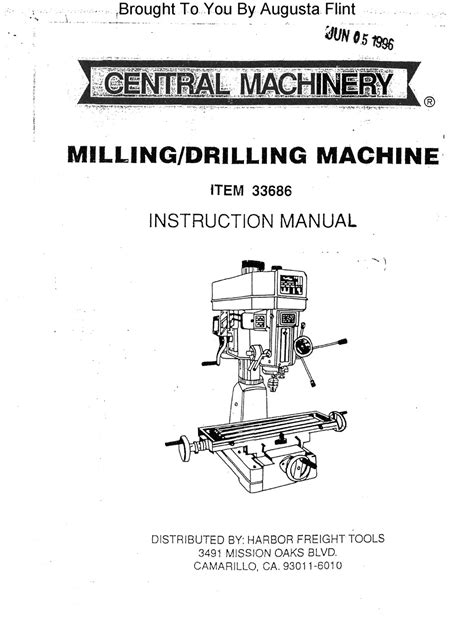central machinery  instruction manual   manualslib