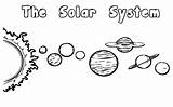 Solar System Coloring Pages Kids Print Colouring Clipart Planet Sheets Printable Planets Color Pdf Craft Kindergarten Nature Opposites Educational Worksheets sketch template